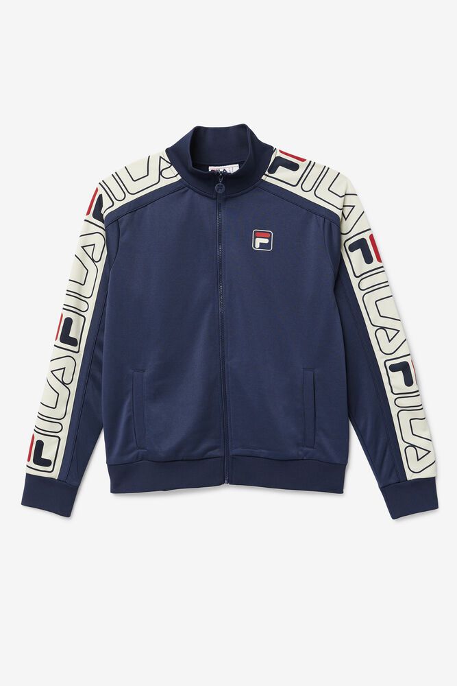 Fila Jakke Herre Marineblå Gatlin Track 072146-QZM